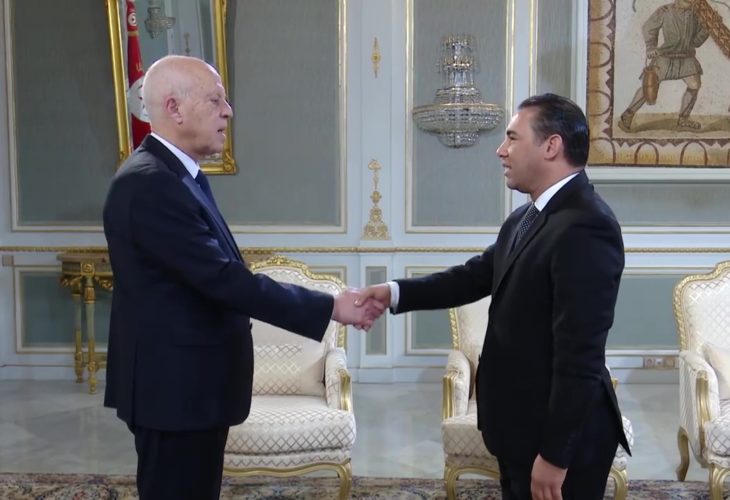 لقاء رئيس الجمهورية قيس سعيد مع السيد بسام الطريفي رئيس الرابطة