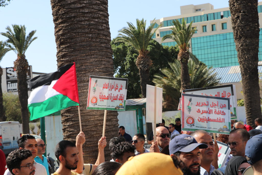 المسيرة الوطنية لنصرة فلسطين - الرابطة التونسية للدفاع عن حقوق الانسان (22)