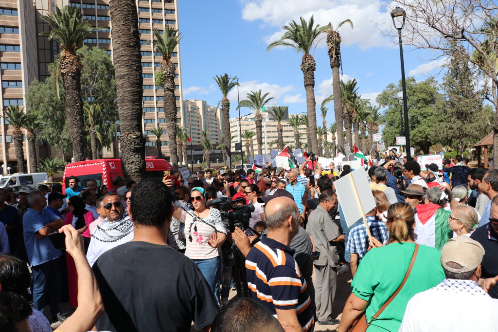 المسيرة الوطنية لنصرة فلسطين - الرابطة التونسية للدفاع عن حقوق الانسان (23)