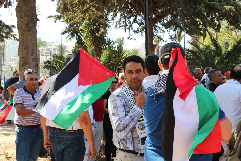 المسيرة الوطنية لنصرة فلسطين - الرابطة التونسية للدفاع عن حقوق الانسان (8)