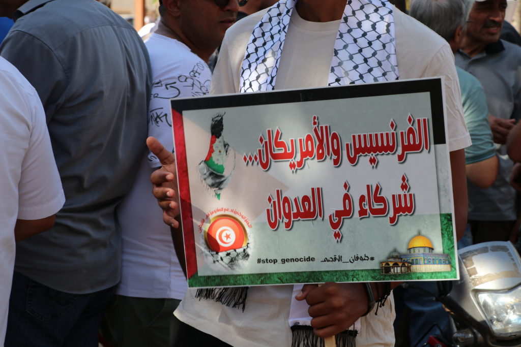 المسيرة الوطنية لنصرة فلسطين - الرابطة التونسية للدفاع عن حقوق الانسان (9)
